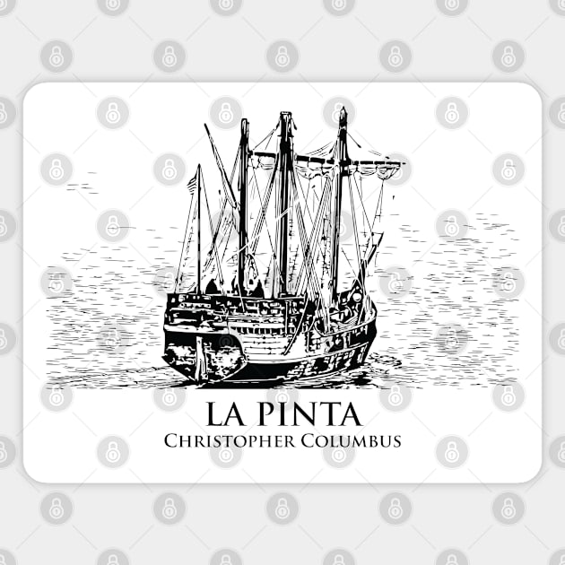 La Pinta - Christopher Columbus Magnet by Lakeric